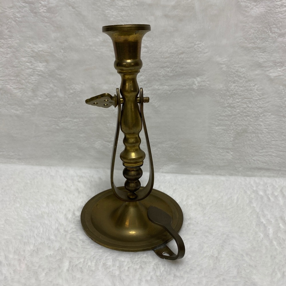 VTG Solid Brass‎ Nautical Gimbal Swinging Swivel Candlestick Holder